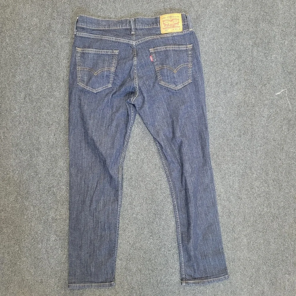 Levi's 511 34x30 Dark Blue Denim Jeans F56